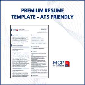 Pro Resume Template, ATS Friendly, Editable Word & PDF #3
