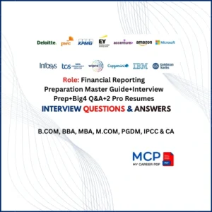 Financial Reporting Interview questions pdf